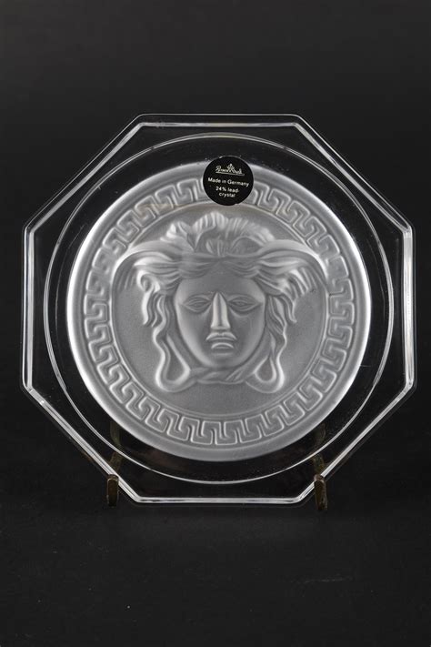 Versace Medusa Lumiere Crystal Coaster 